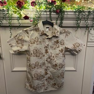 Tea Collection Lion print button down